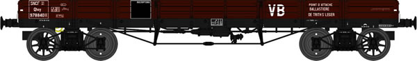 REE Modeles WB-428 - Wagon PLAT TP - VB